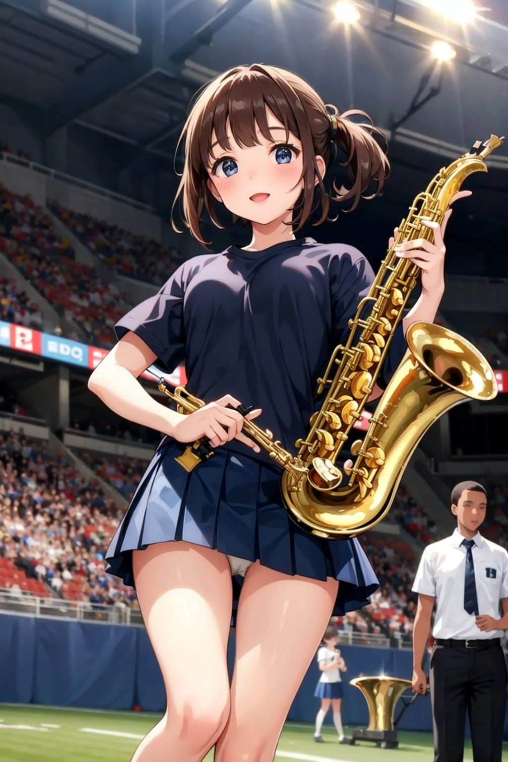 吹奏楽部の女の子