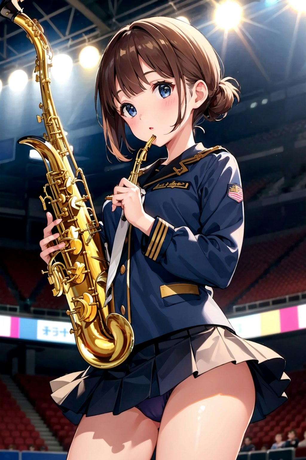 吹奏楽部の女の子