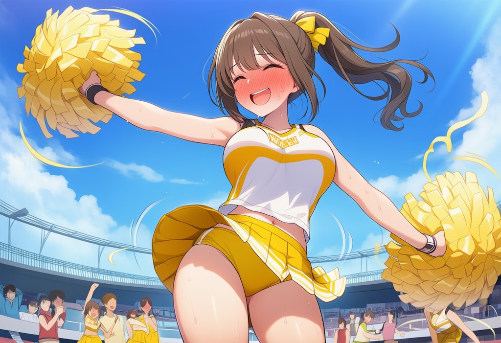 アンスコ履いてるとはいえちょっぴり恥ずかしいなあ💦