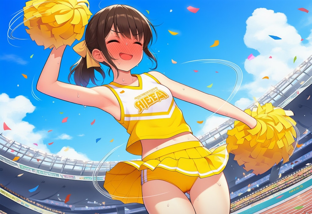 アンスコ履いてるとはいえちょっぴり恥ずかしいなあ💦
