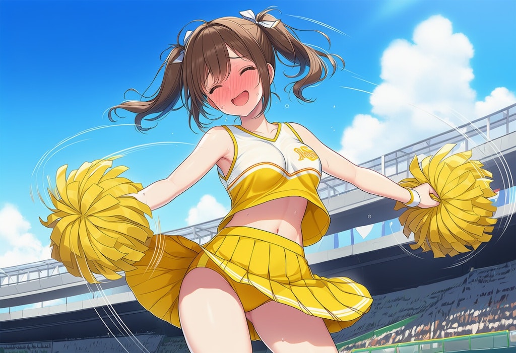 アンスコ履いてるとはいえちょっぴり恥ずかしいなあ💦