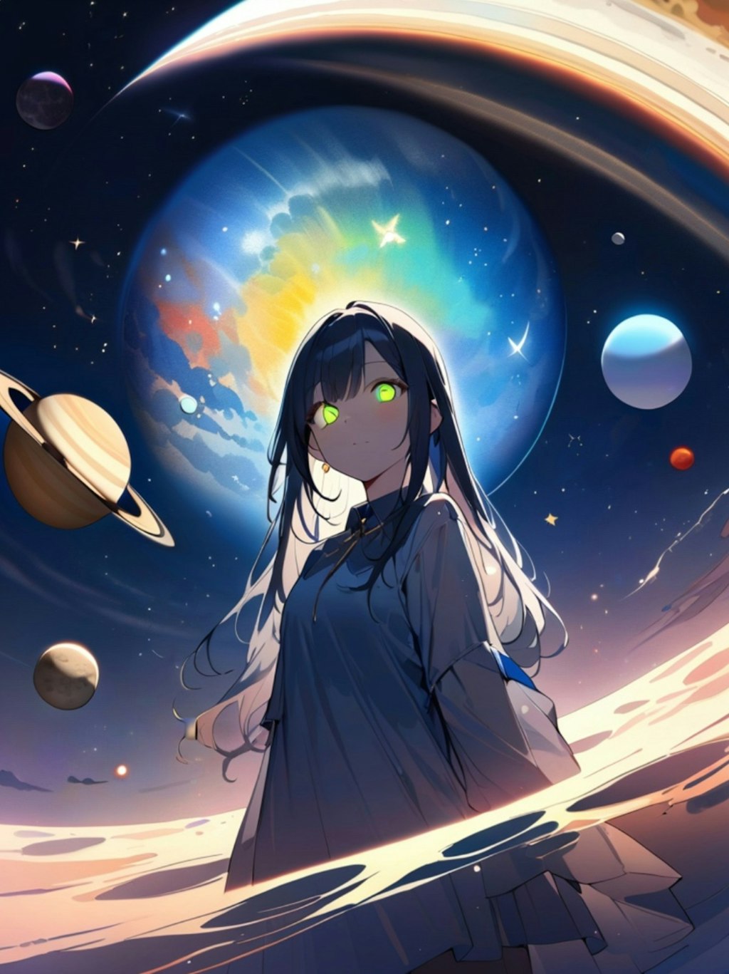 惑星と美女