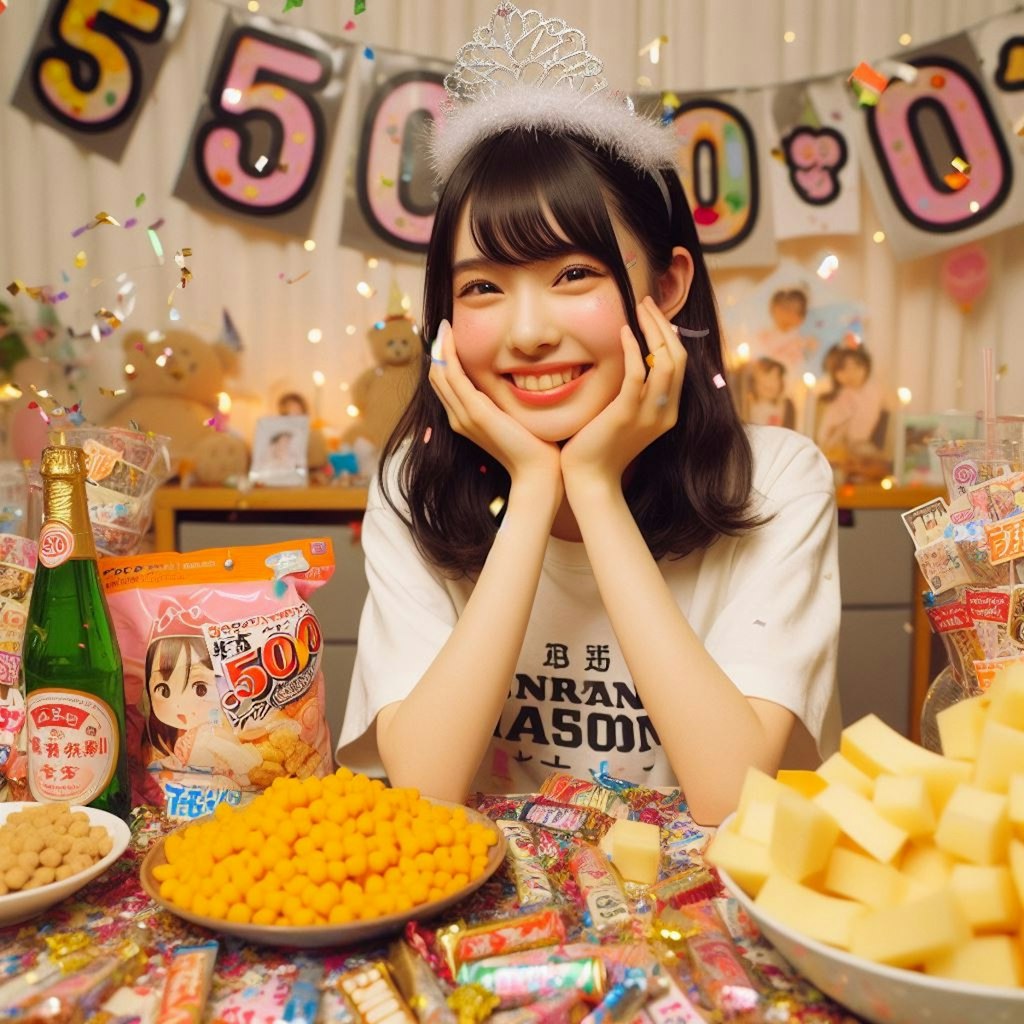 mamekichiさん5000いいねおめでとう！