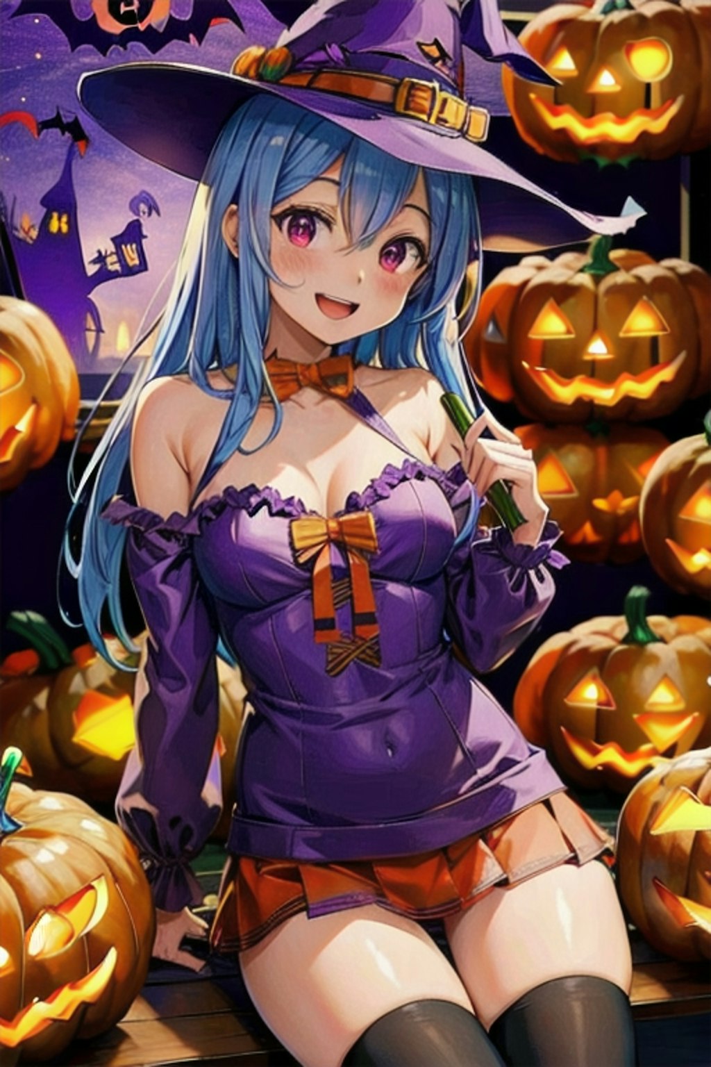 今日はかぼちゃがいっぱいで楽しいのです💕🎃🦇🕸