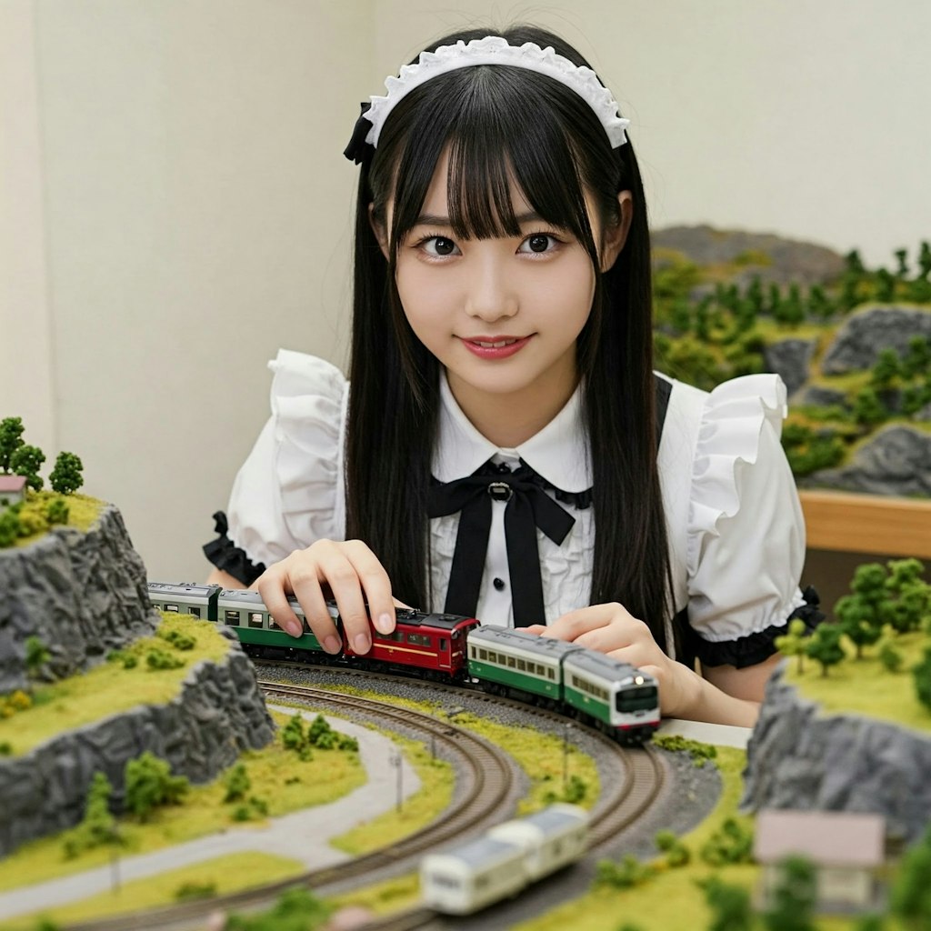 Ｎゲージ部も文化祭