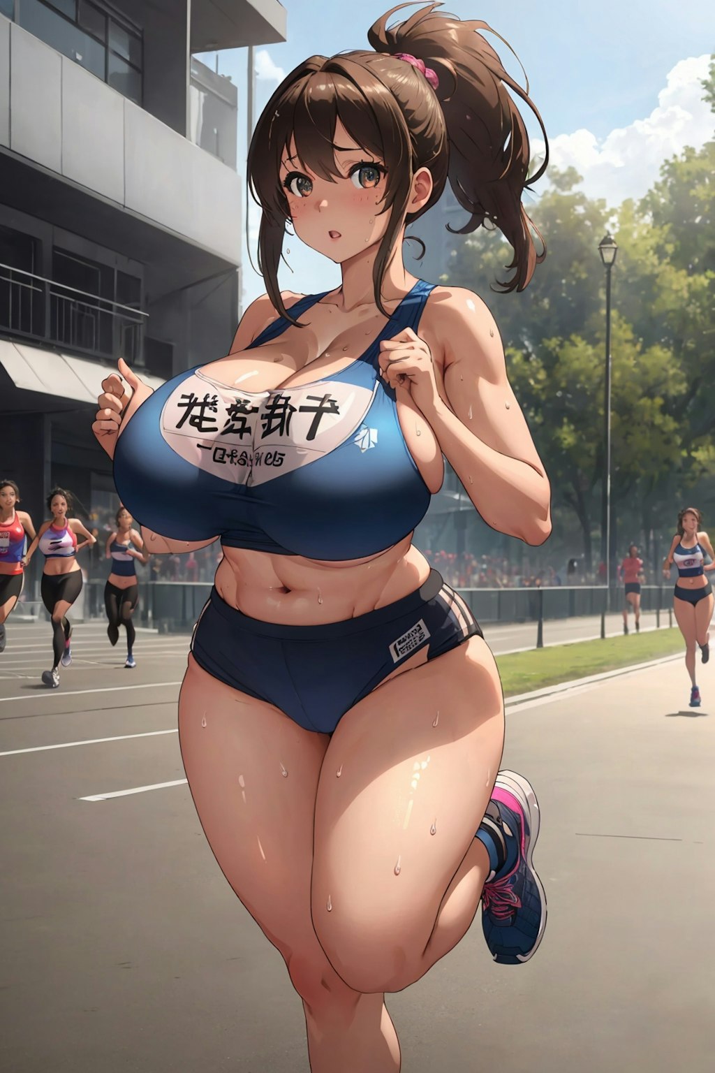 爆乳マラソン