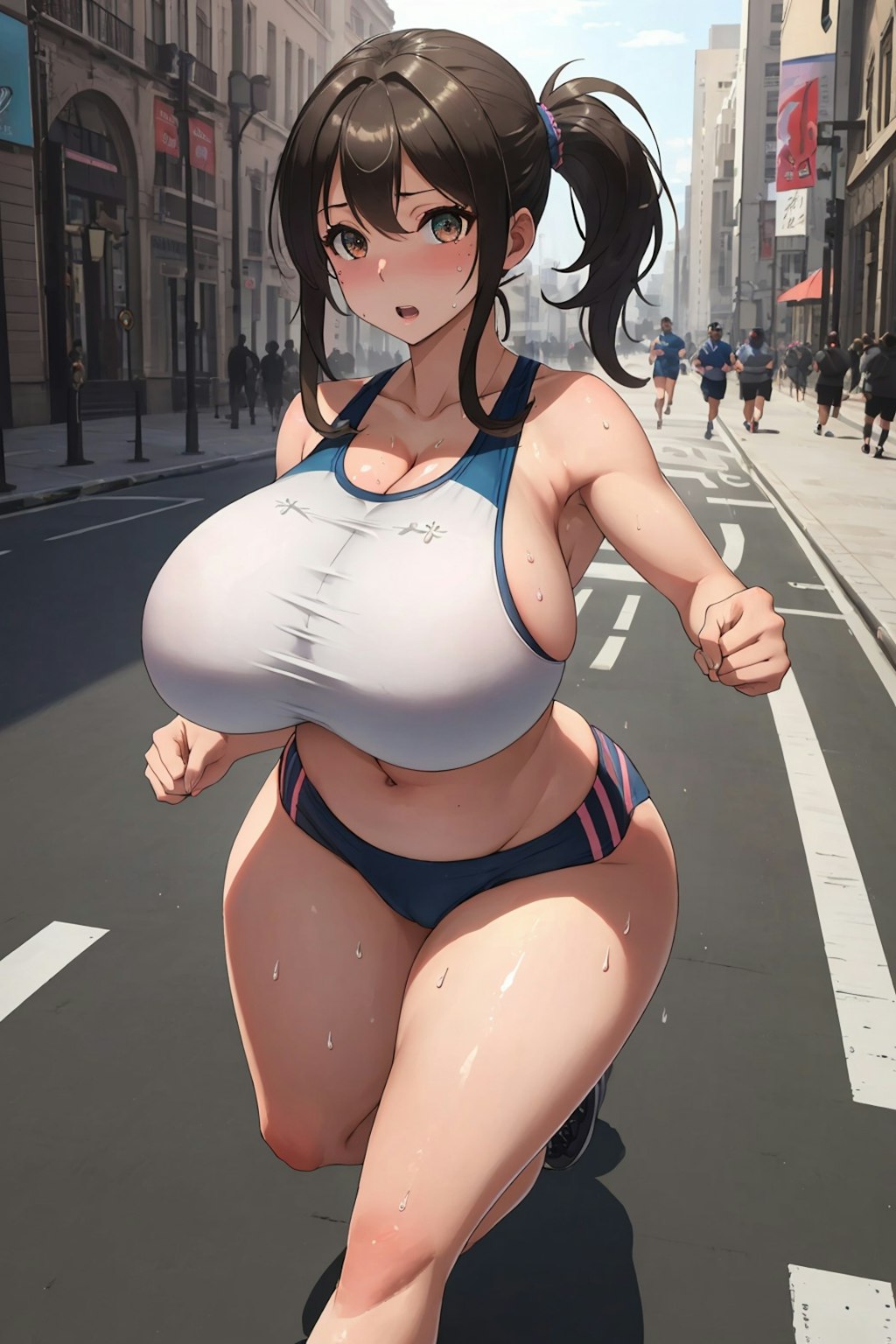 爆乳マラソン