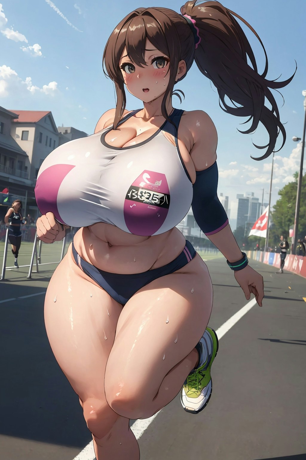 爆乳マラソン