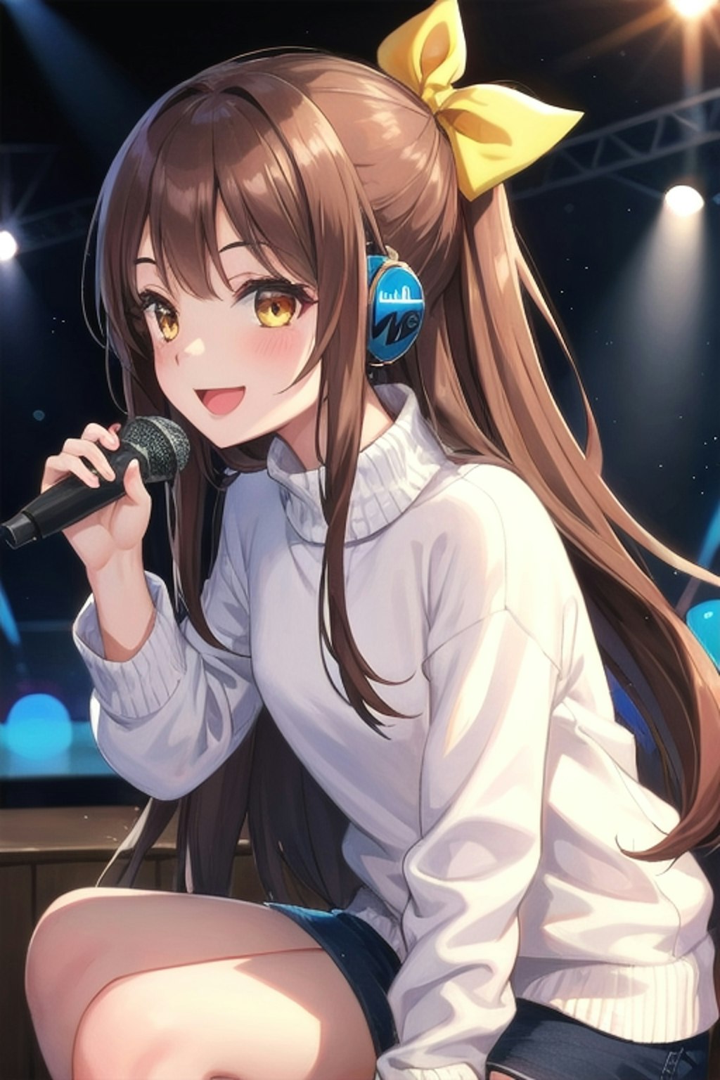 友達とカラオケに来たなごみちゃん(っ˙˘˙)っ🎤💛