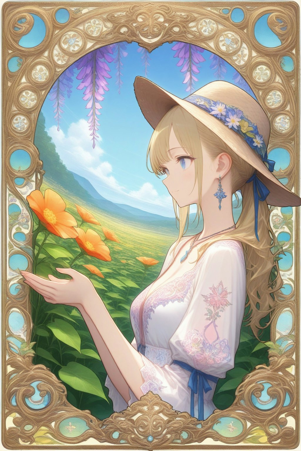 麦わら帽子👒