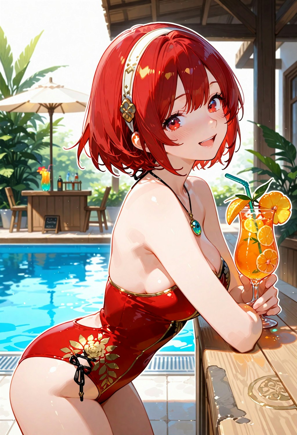 夏を先取り。