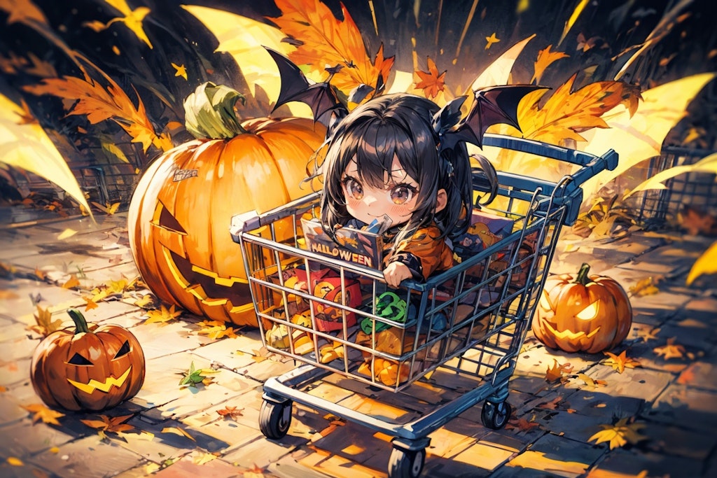 ハロウィンの風になる