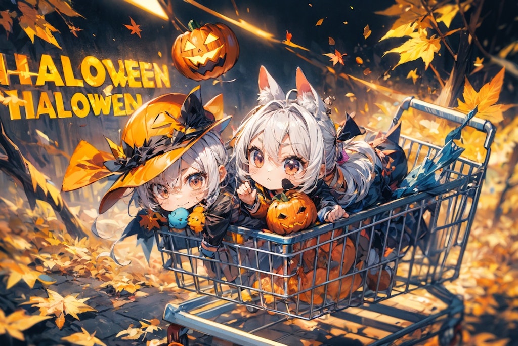 ハロウィンの風になる