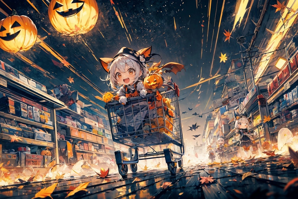 ハロウィンの風になる