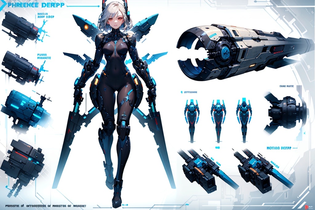 TOPAZ-ロボット娘-武装強化計画