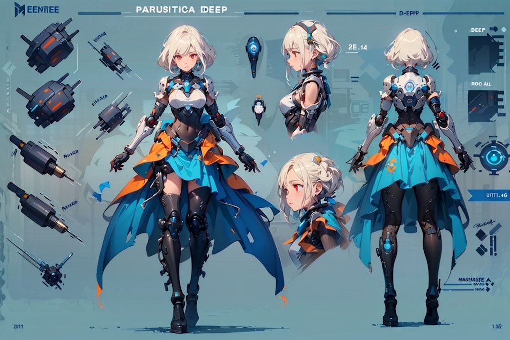 TOPAZ-ロボット娘-武装強化計画