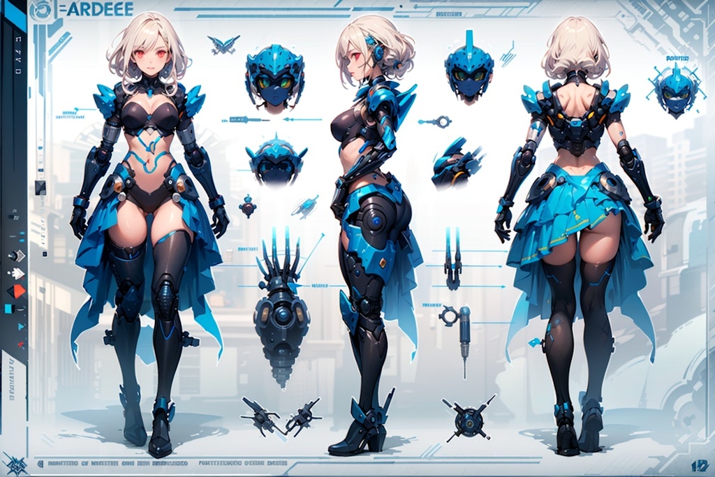 TOPAZ-ロボット娘-武装強化計画