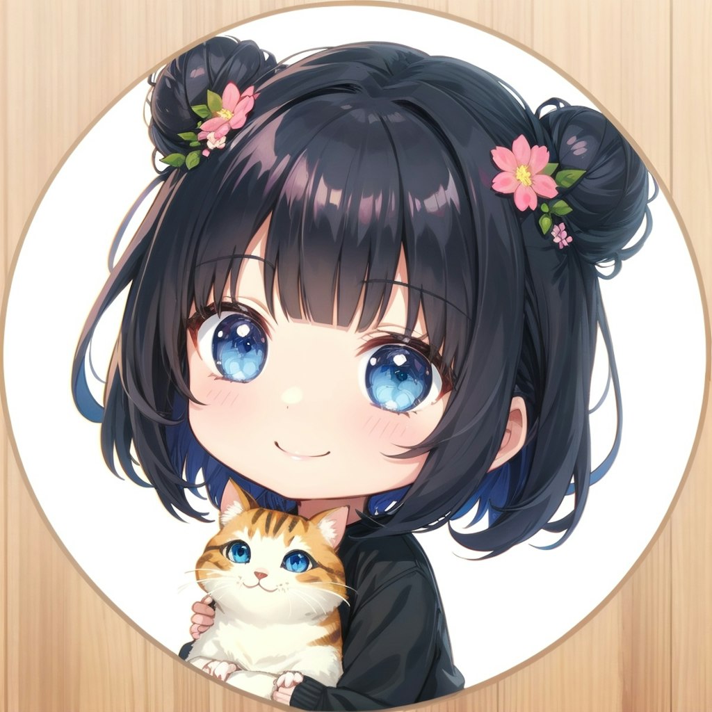 ちびキャラ・ネコちゃん🐈と夢の中🥰✨