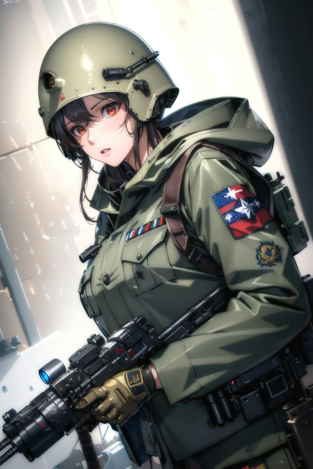 妄想軍女性兵士 4