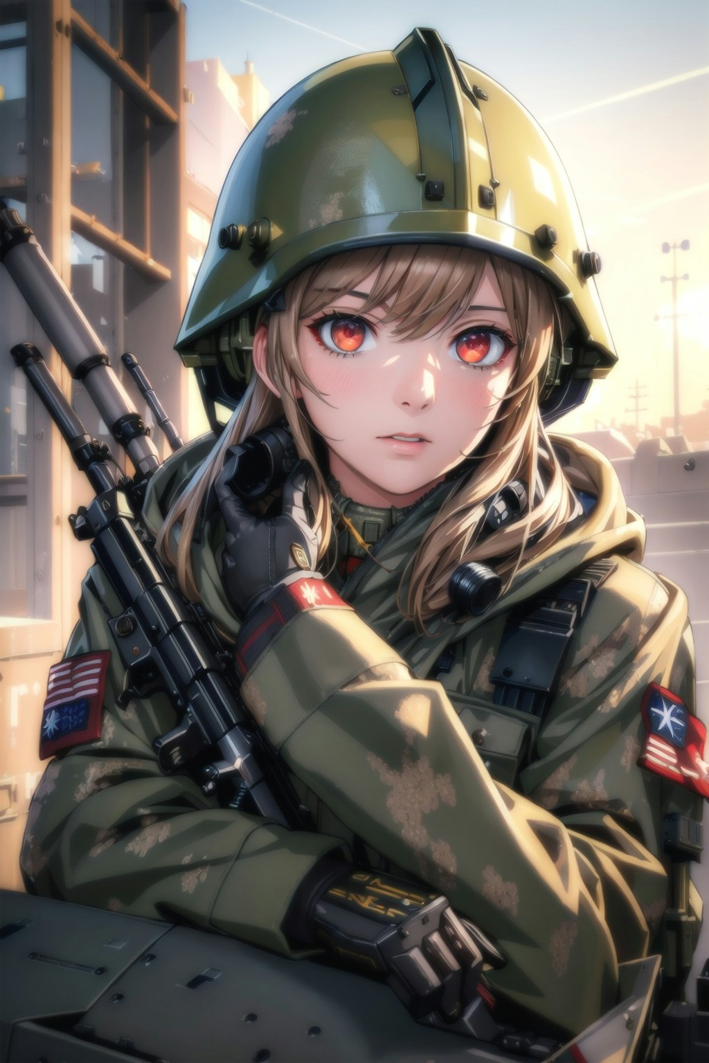 妄想軍女性兵士 4