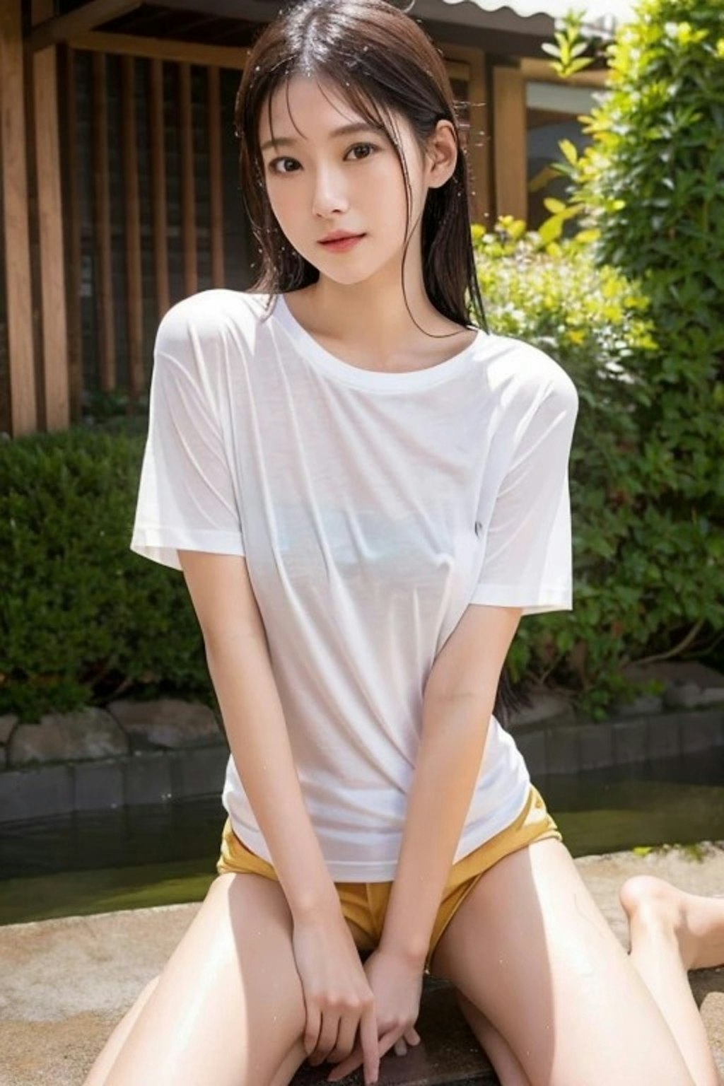 スケTシャツ女子