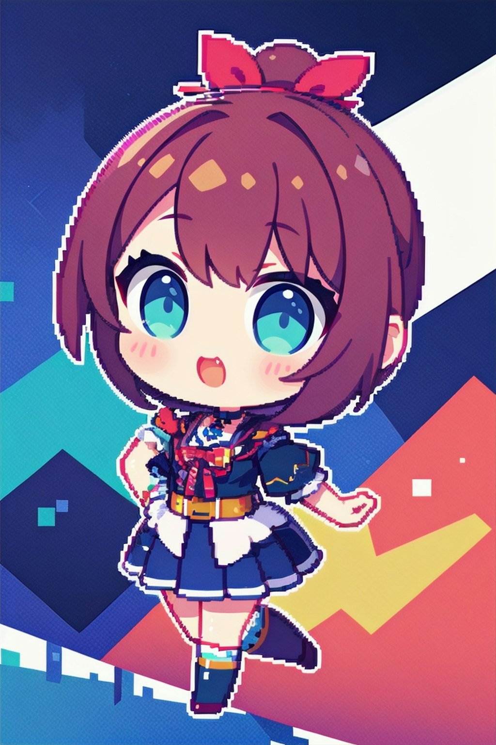 ドット絵風美少女③