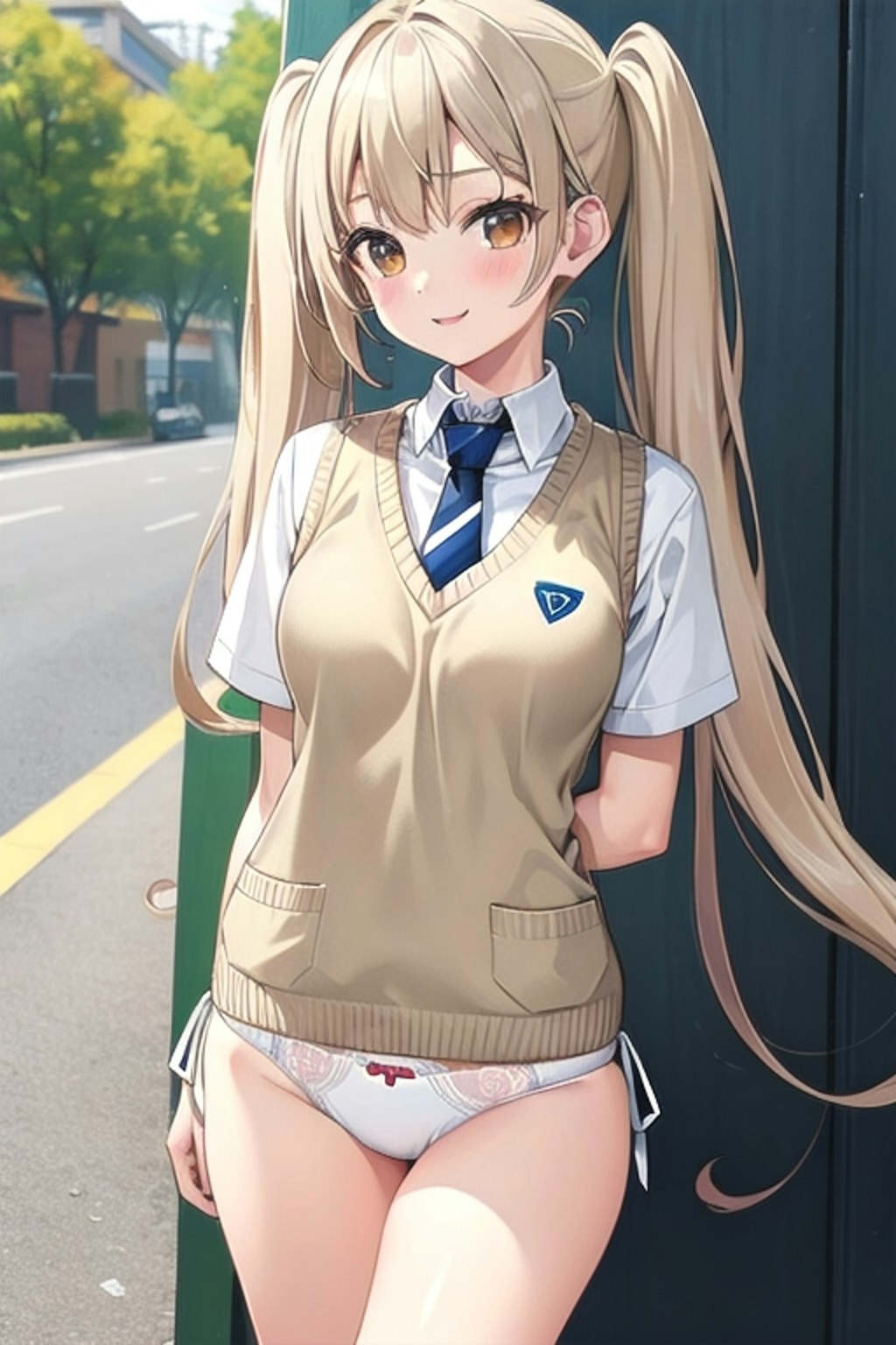 School twintails girl