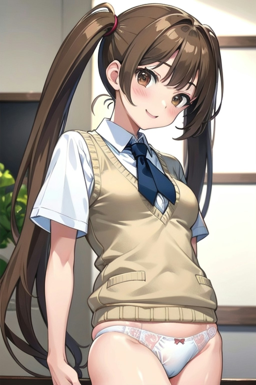 School twintails girl