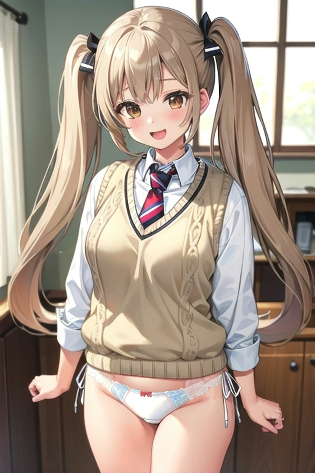 School twintails girl