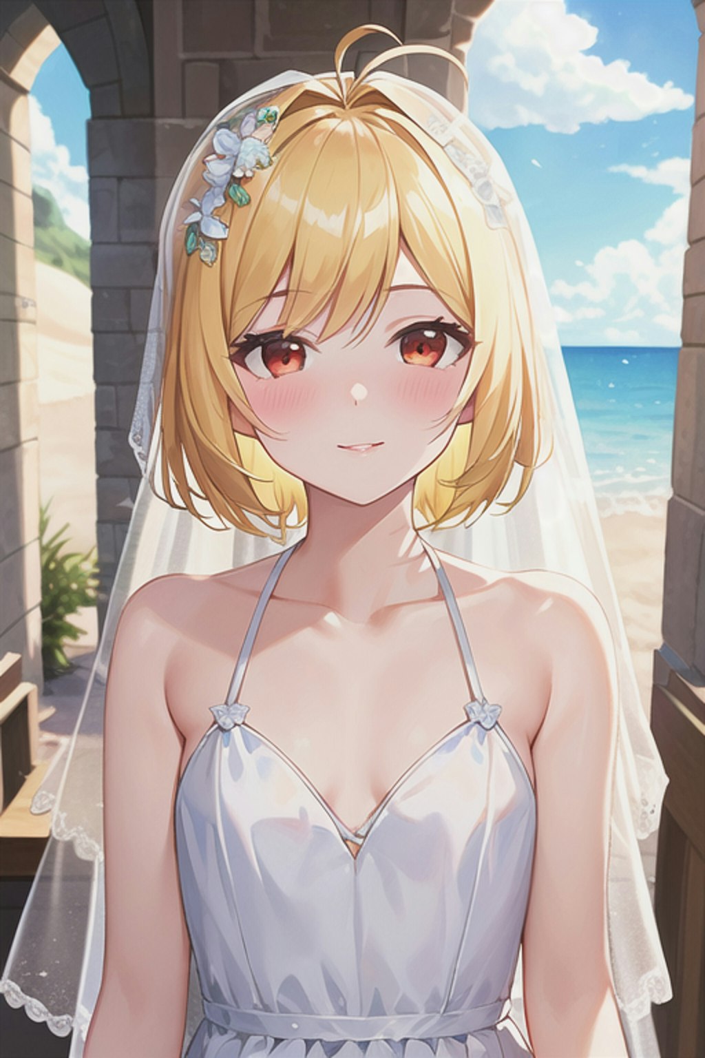 海に直結なウェディング