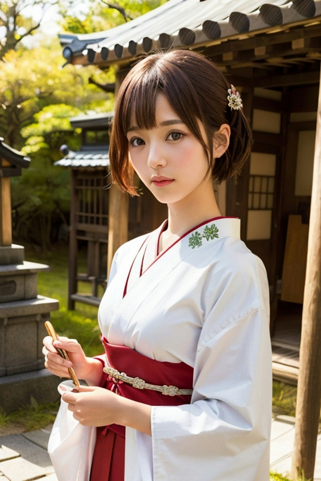 妄想アイドル(着物で神社編)