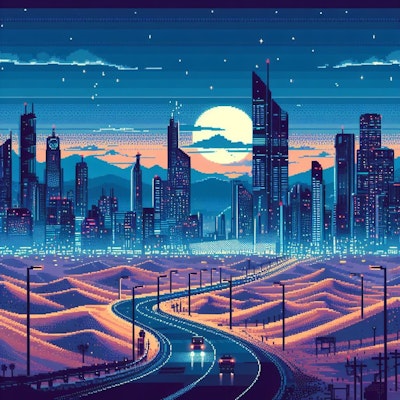 都市と砂漠