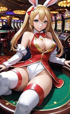 [12枚] Casino Tata8 Store No.5's bunny girls 昼の部（Casino Tata8の5-1）