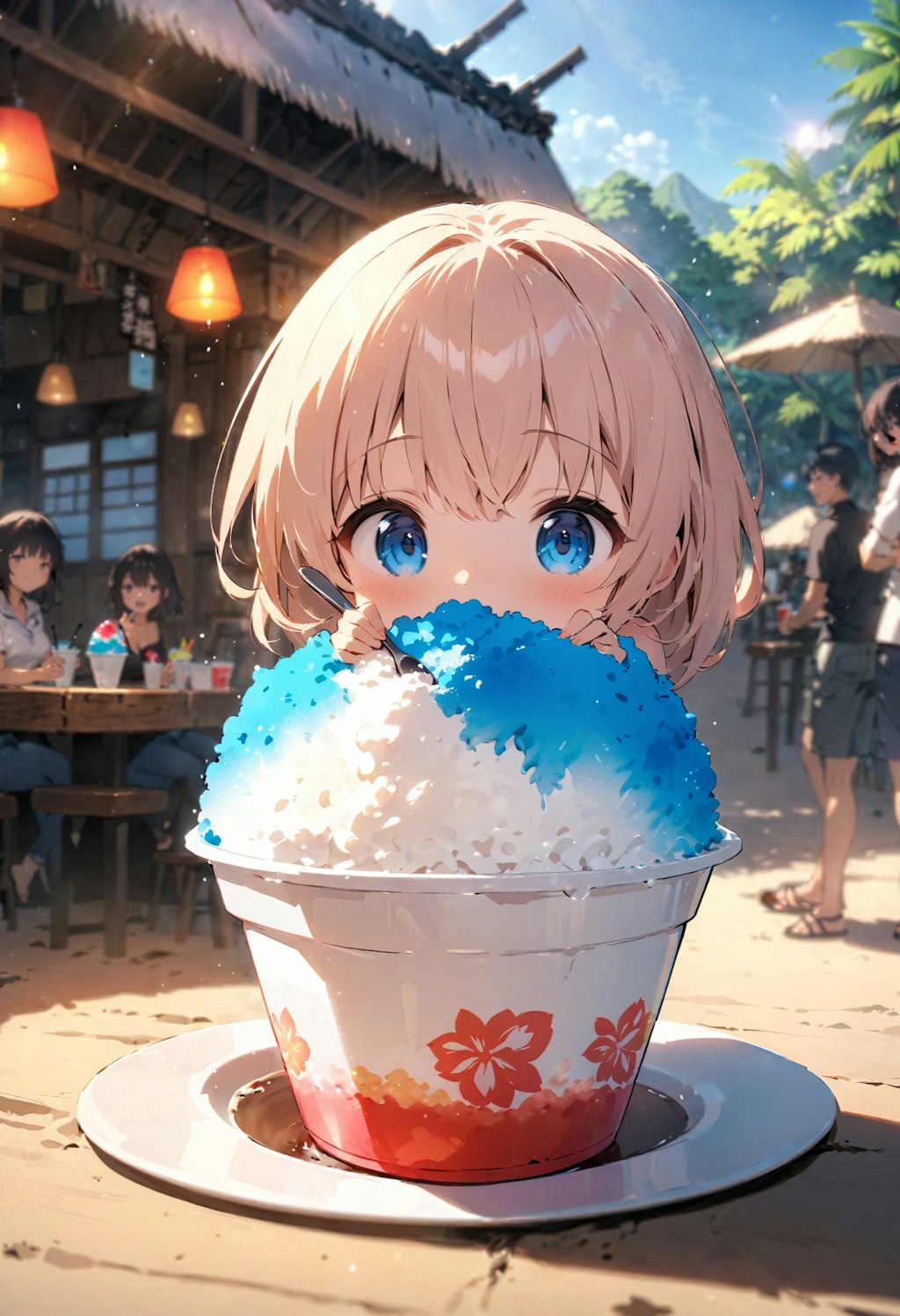 girl on shaved ice　その２