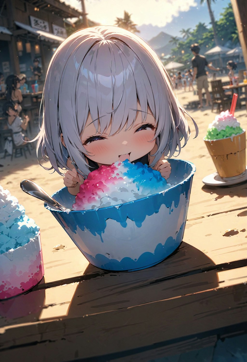 girl on shaved ice　その２