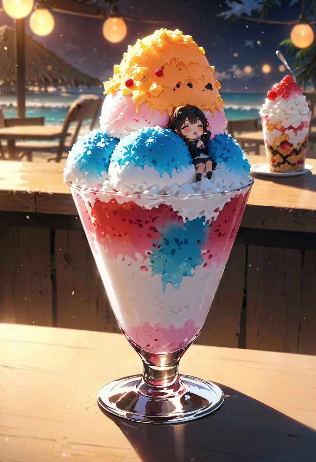 girl on shaved ice　その２