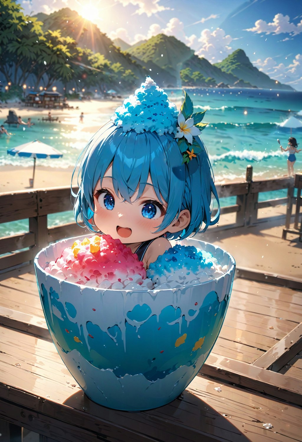 girl on shaved ice　その２