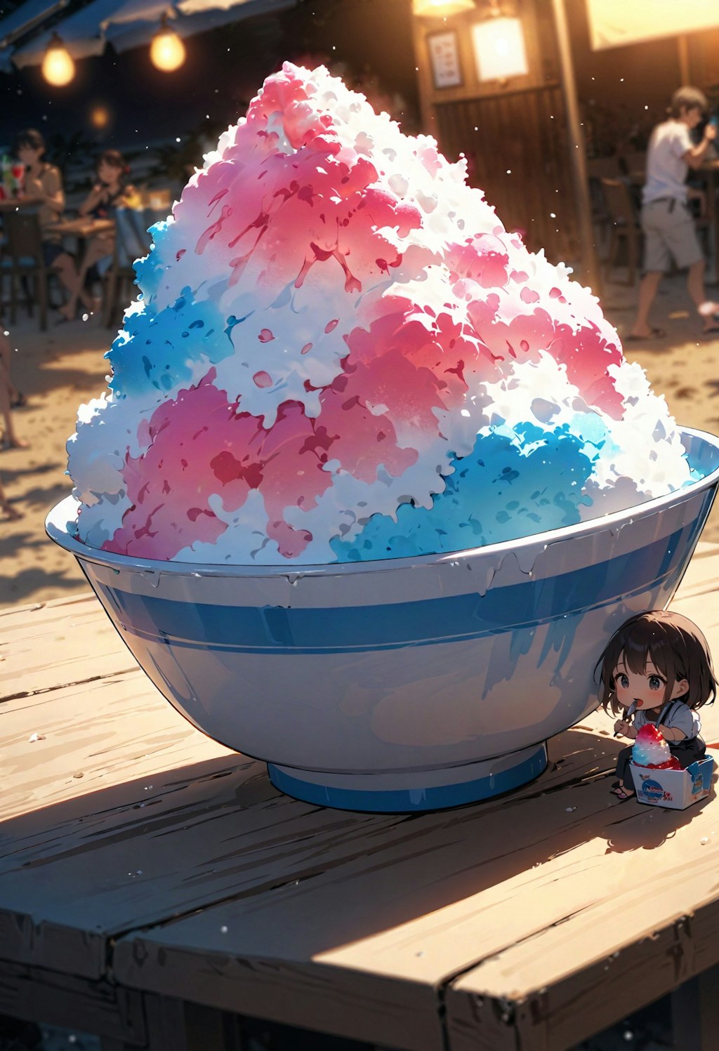 girl on shaved ice　その２