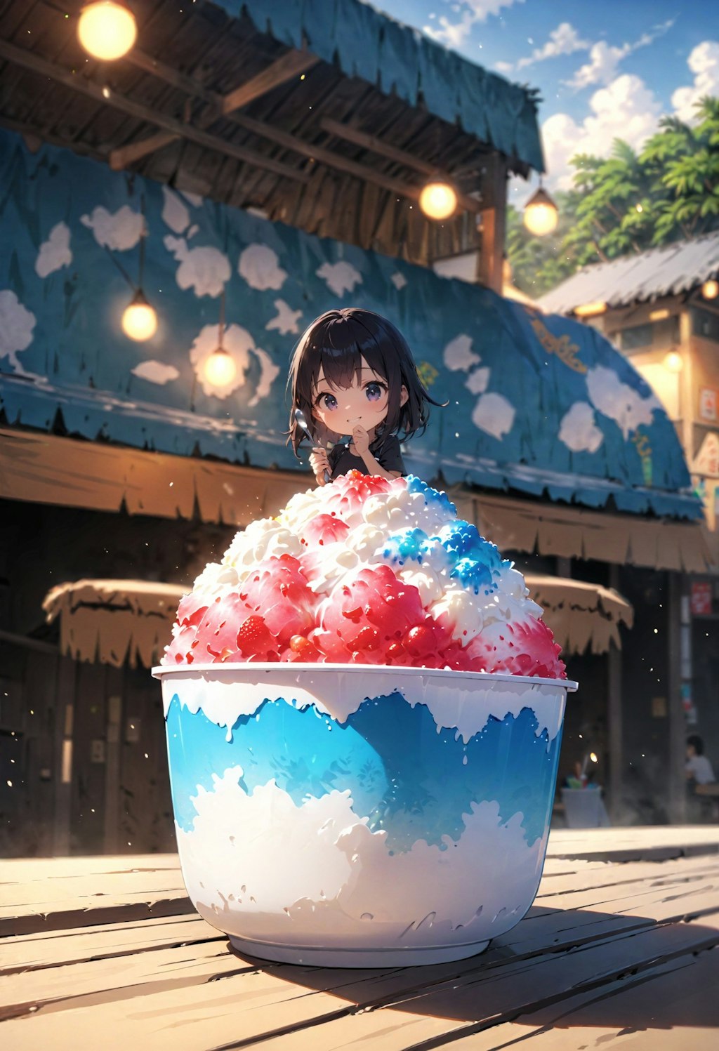 girl on shaved ice　その２