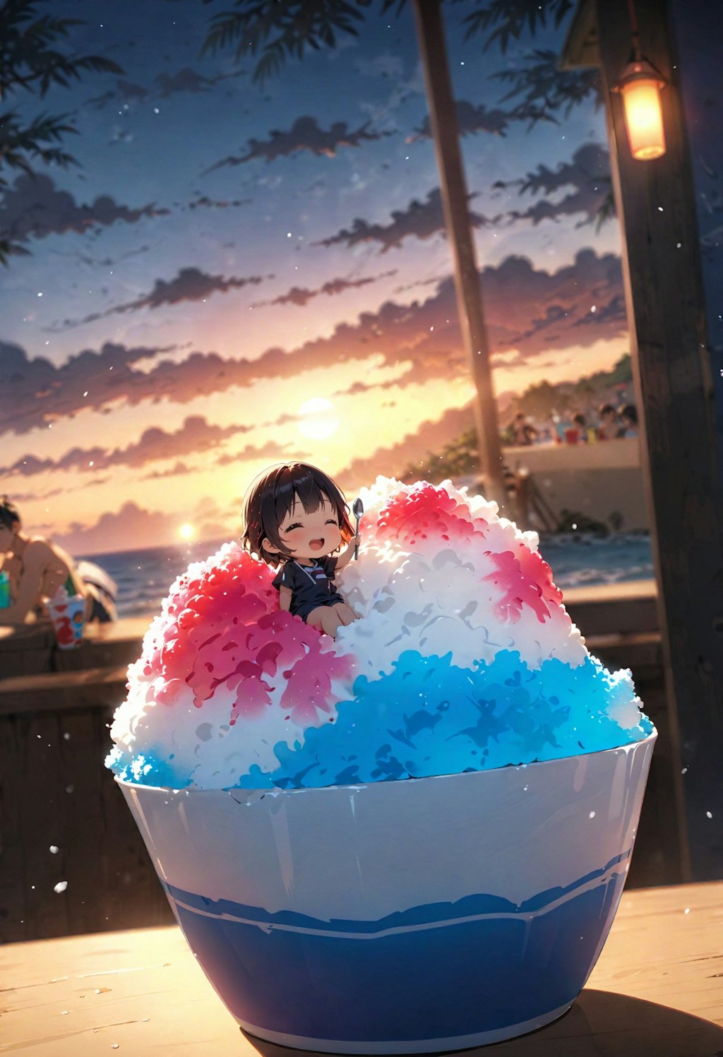 girl on shaved ice　その２