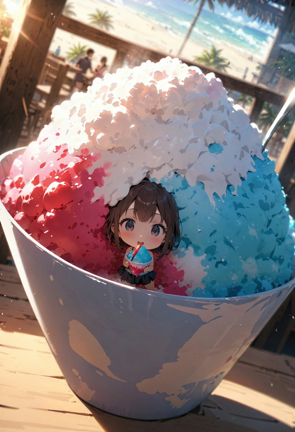 girl on shaved ice　その２