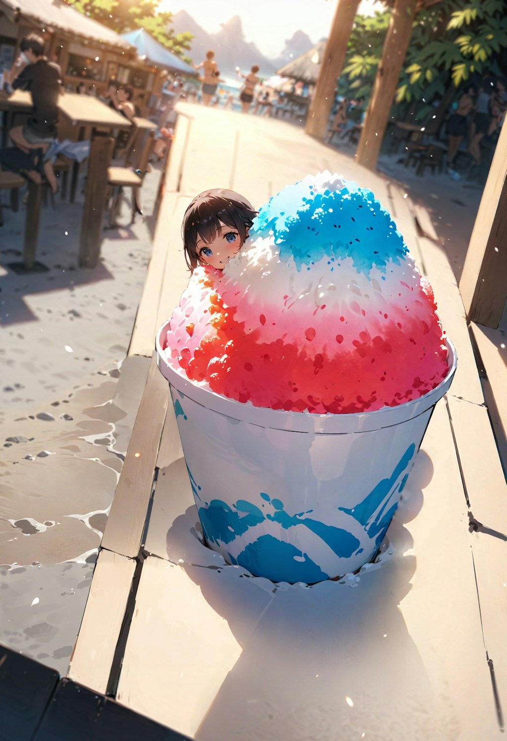 girl on shaved ice　その２