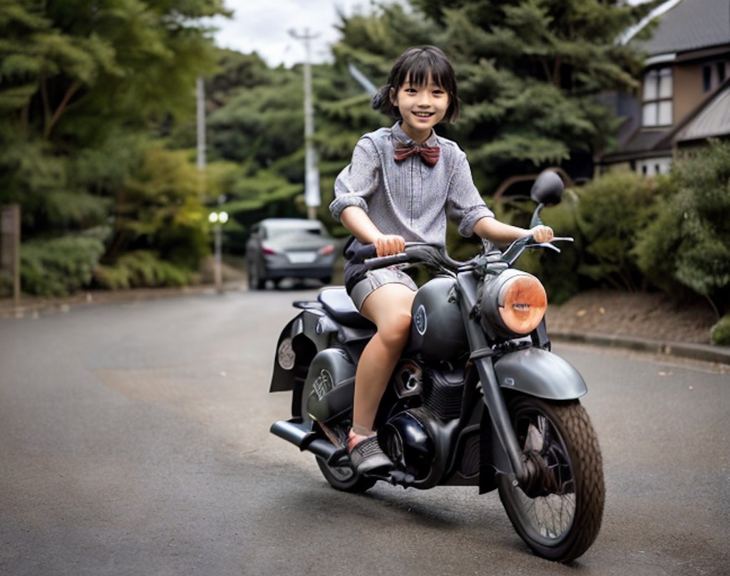 軍用バイク通学 その2