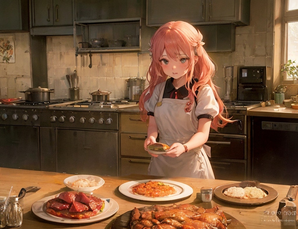 謎料理を作る少女