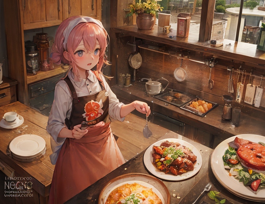 謎料理を作る少女