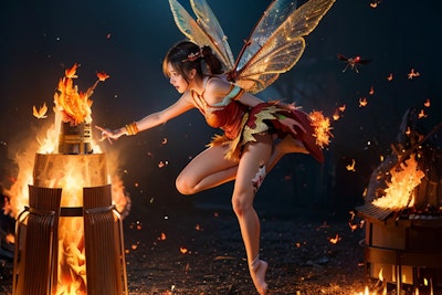 飛んで火にいる夏の妖精