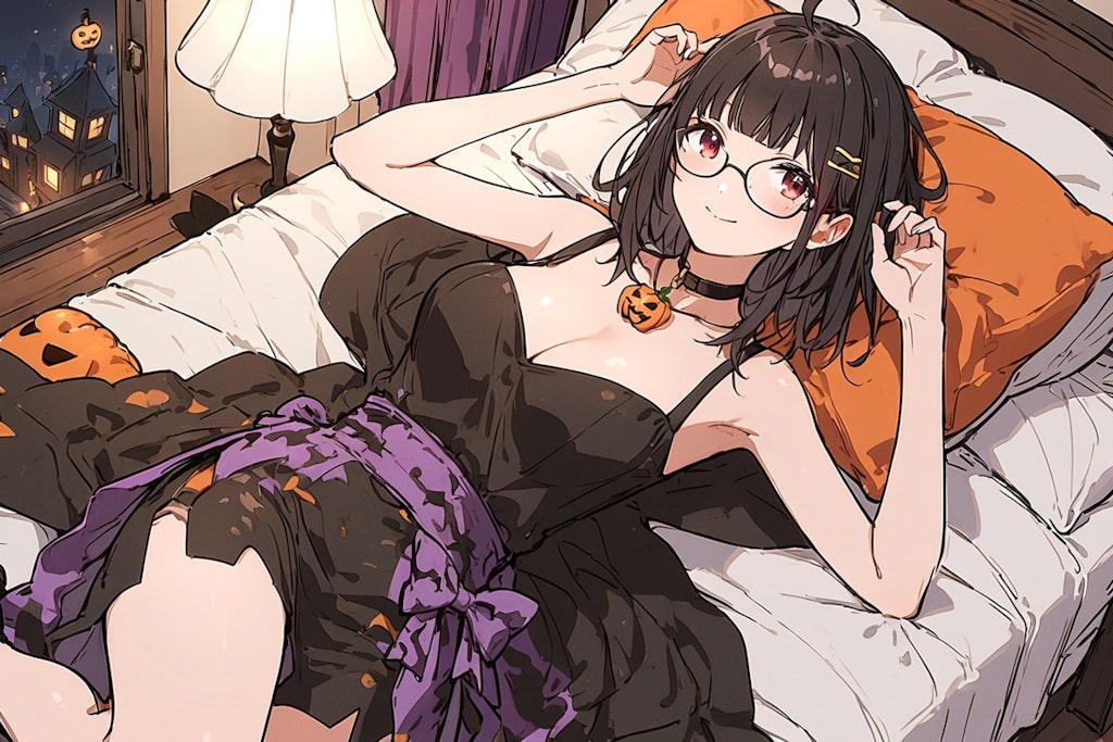 ハロウィン オン ザ ベッド🎃🛏️✨