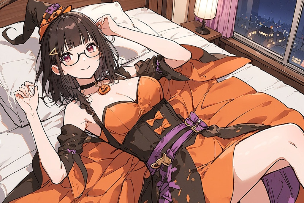 ハロウィン オン ザ ベッド🎃🛏️✨