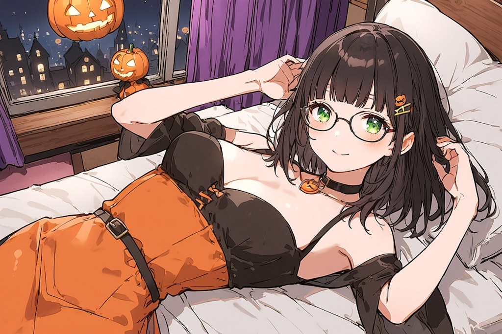 ハロウィン オン ザ ベッド🎃🛏️✨