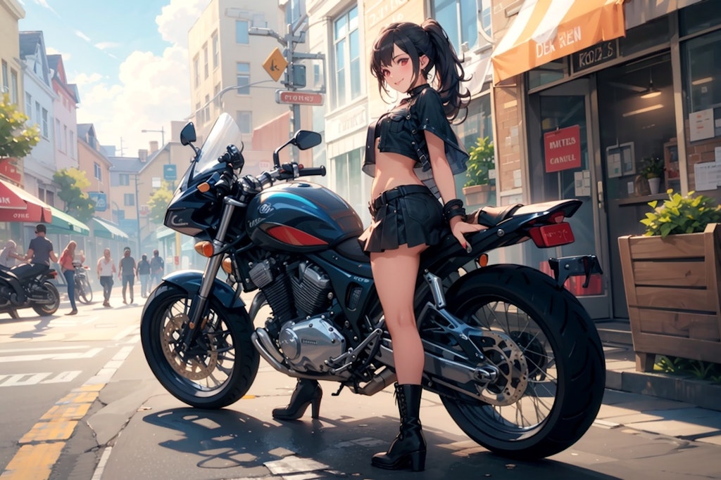 バイク女子